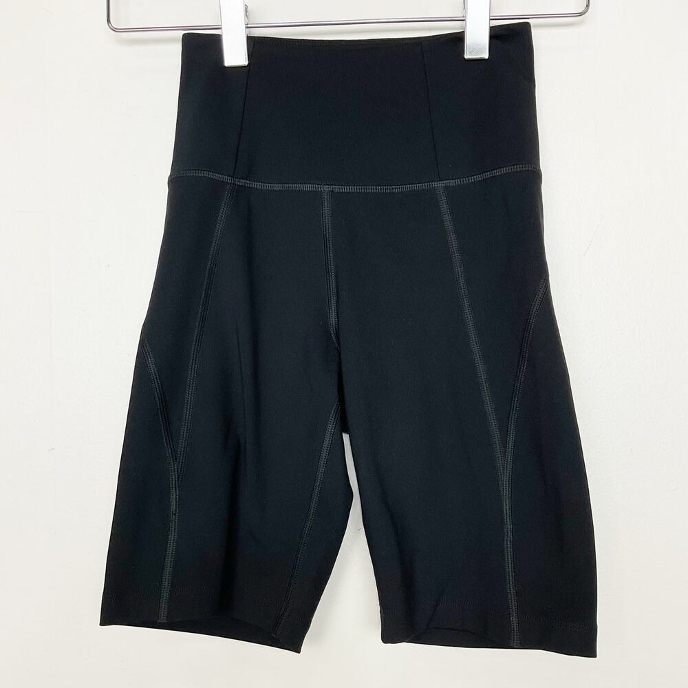 Girlfriend Collective Women's Black Biker Shorts XXS